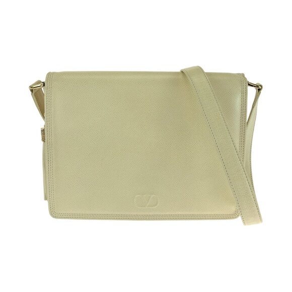 VALENTINO GARAVANI Vintage White Leather Shoulder Bag - Picture 2 of 11